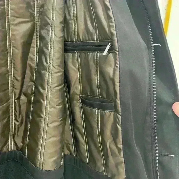 Milestone Men’s modern fit winter Jacket black in size large - Picture 10 of 15